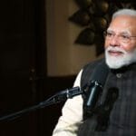 pm modi during a podcast with lex fridman